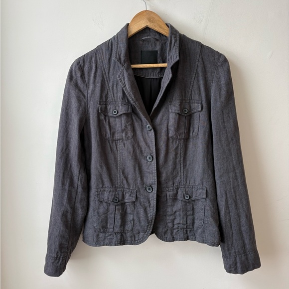 InWear Linen Blazer Utility Style - Picture 9 of 13